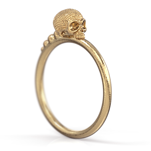 Maddow Stackable Skull Ring – TINY BLING